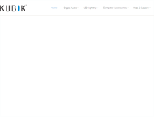 Tablet Screenshot of kubik-digital.com